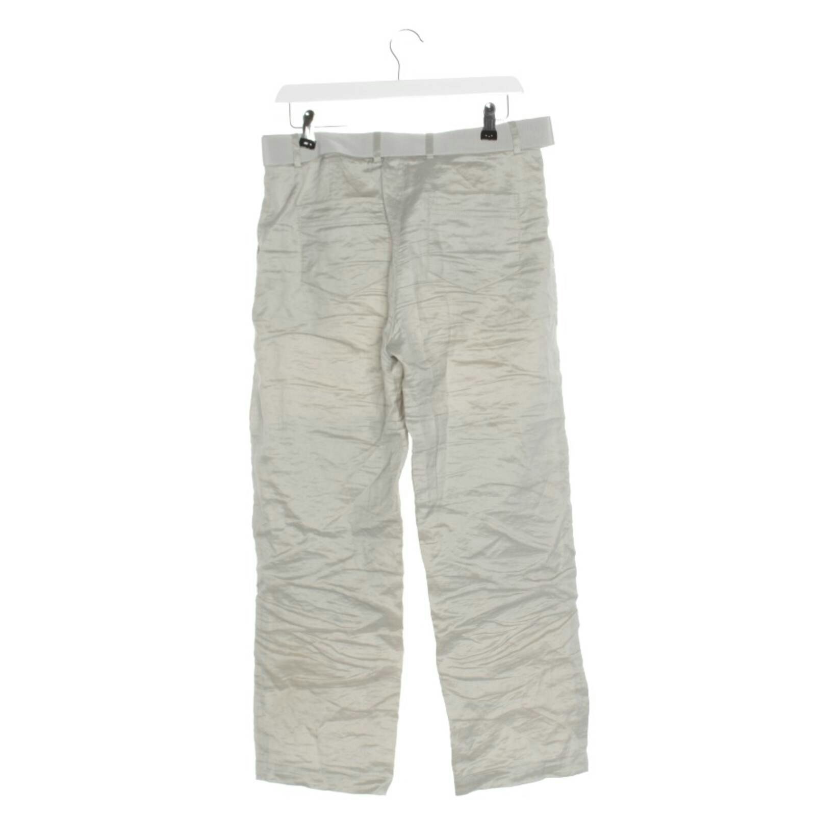 Image 2 of Pants 38 Light Gray in color Gray | Vite EnVogue