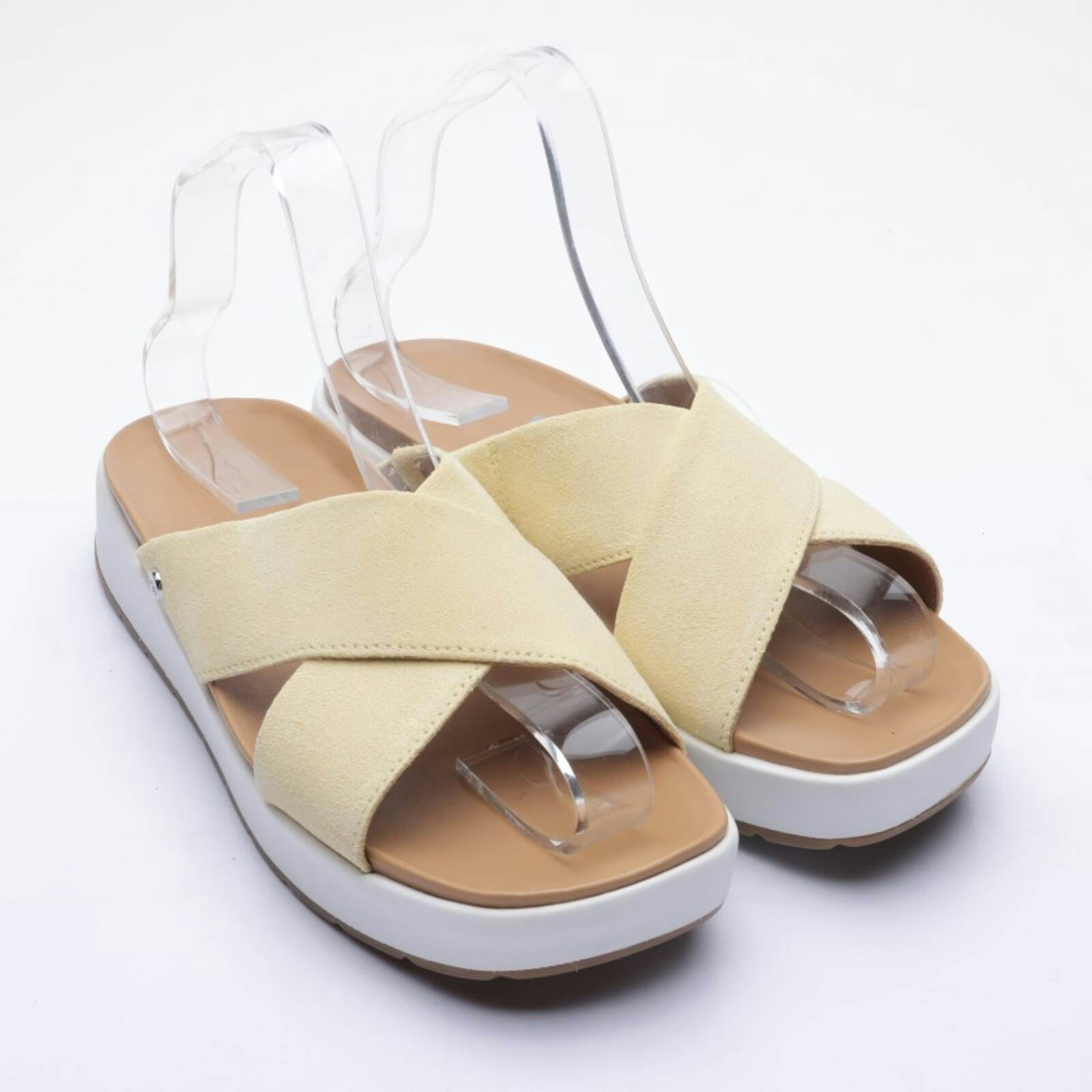 Image 1 of Platform Sandals EUR 39 Yellow in color Yellow | Vite EnVogue