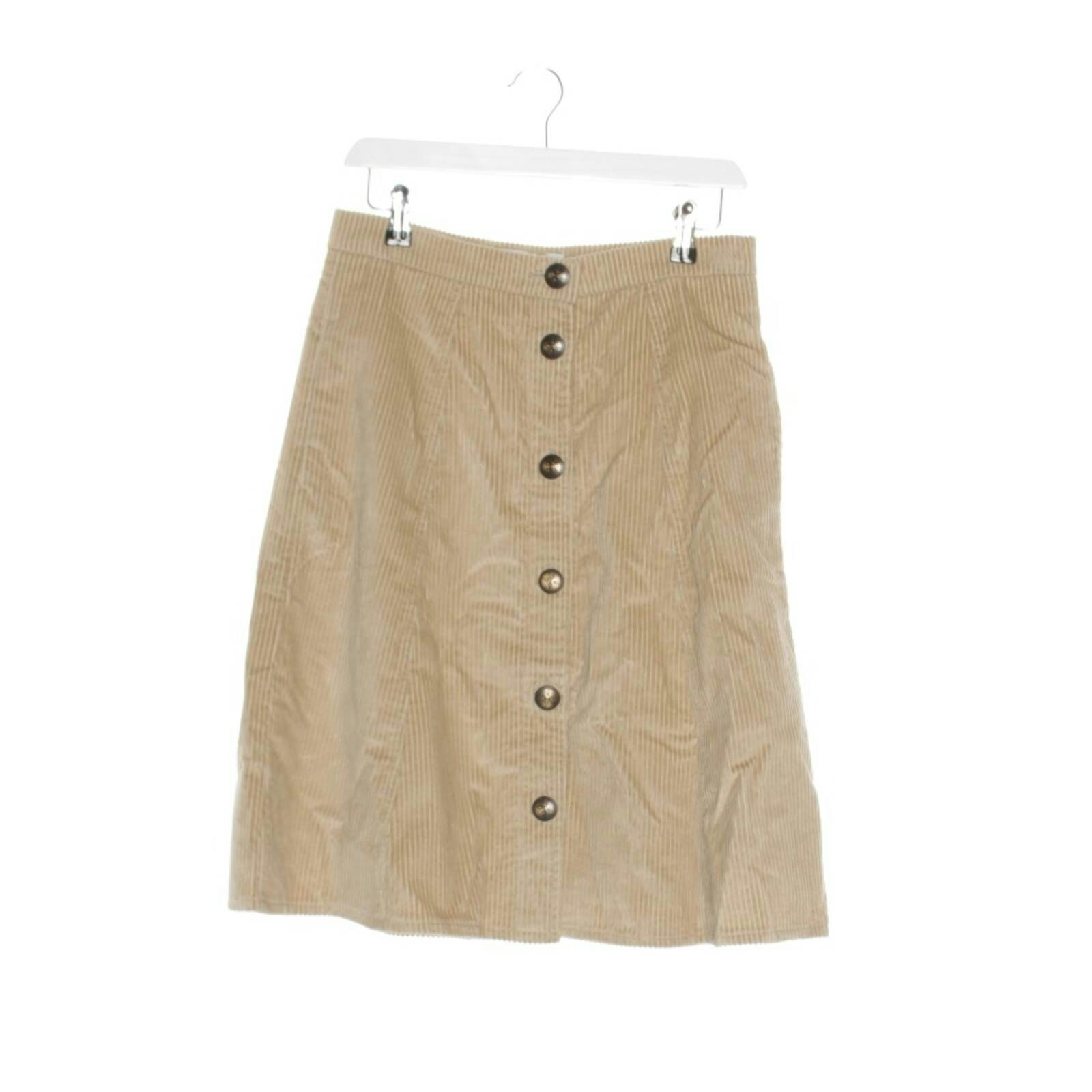 Image 1 of Skirt 36 Beige in color White | Vite EnVogue