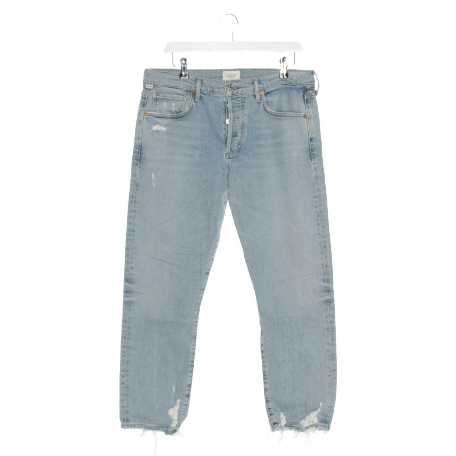 Image 1 of Straight Fit Jeans W29 Light Blue in color Blue | Vite EnVogue