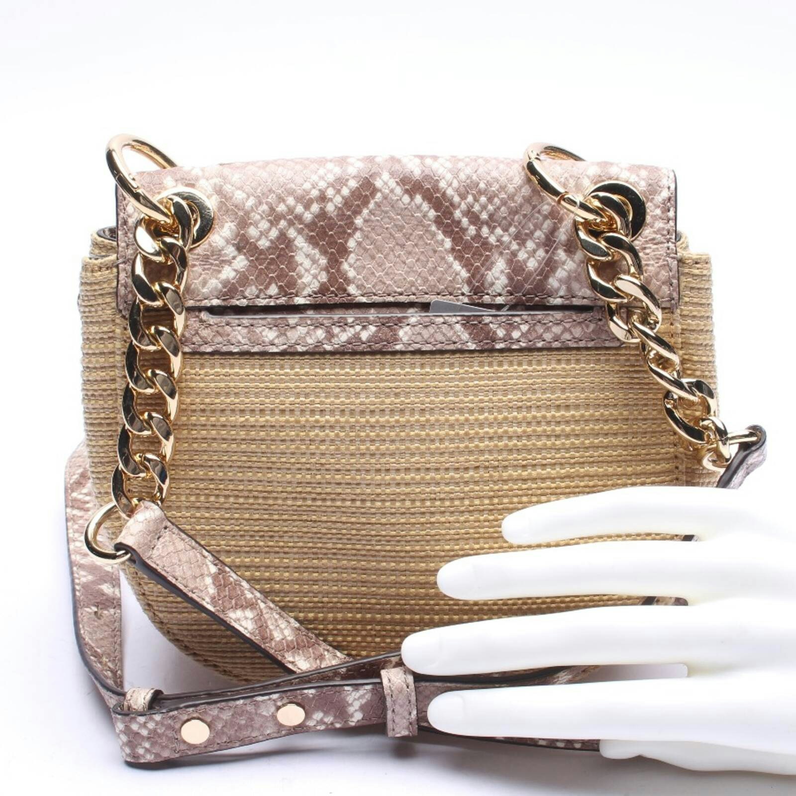 Image 2 of Cross Body Bag Beige in color White | Vite EnVogue