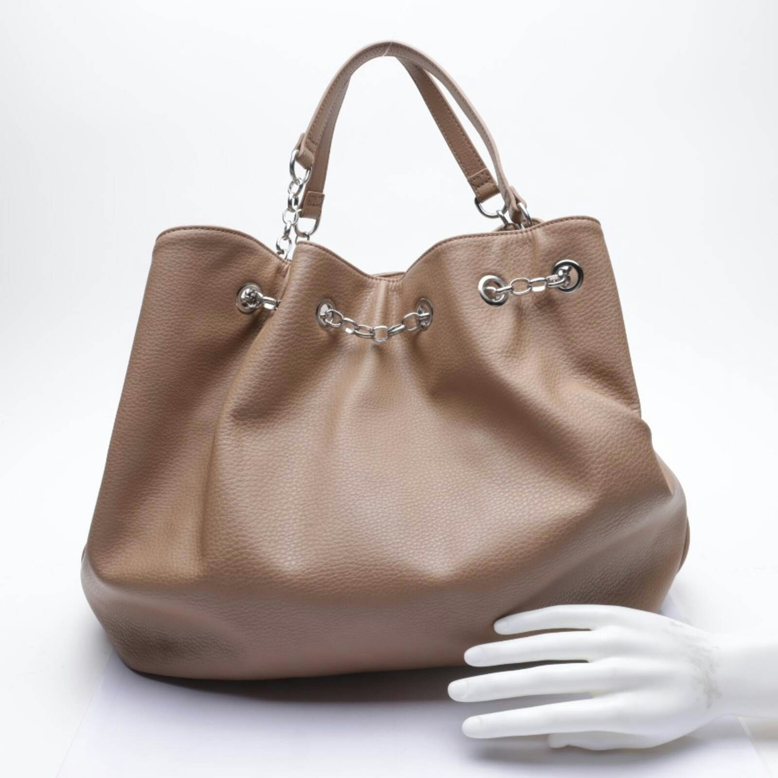 Image 2 of Shopper Bag Light Brown in color Brown | Vite EnVogue