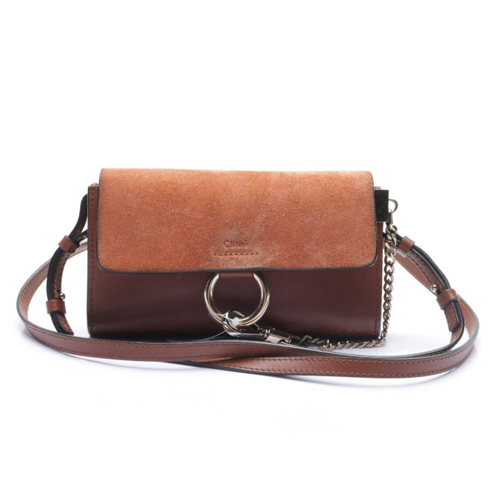 Image 1 of Faye mini Evening Bag Brown in color Brown | Vite EnVogue