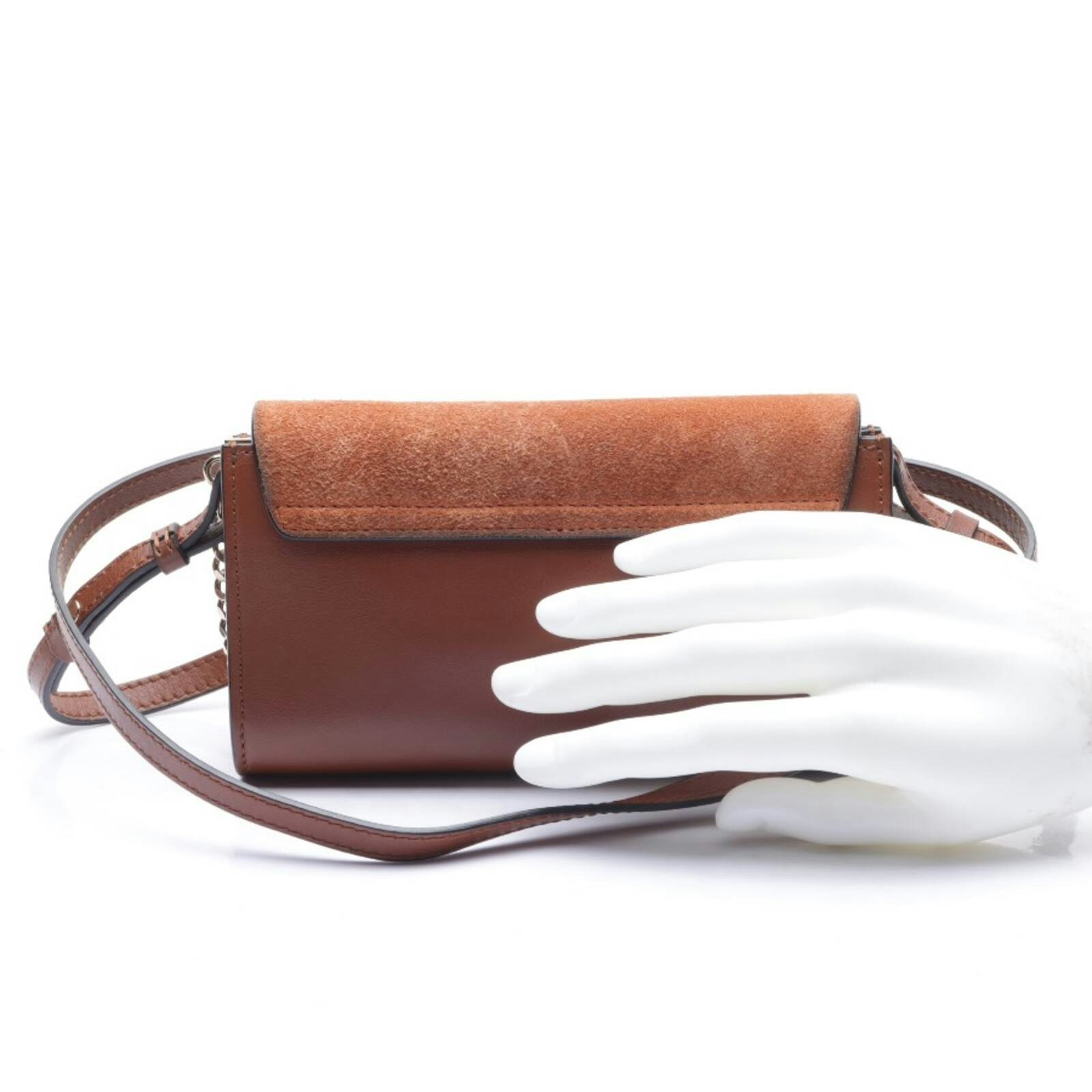 Image 2 of Faye mini Evening Bag Brown in color Brown | Vite EnVogue