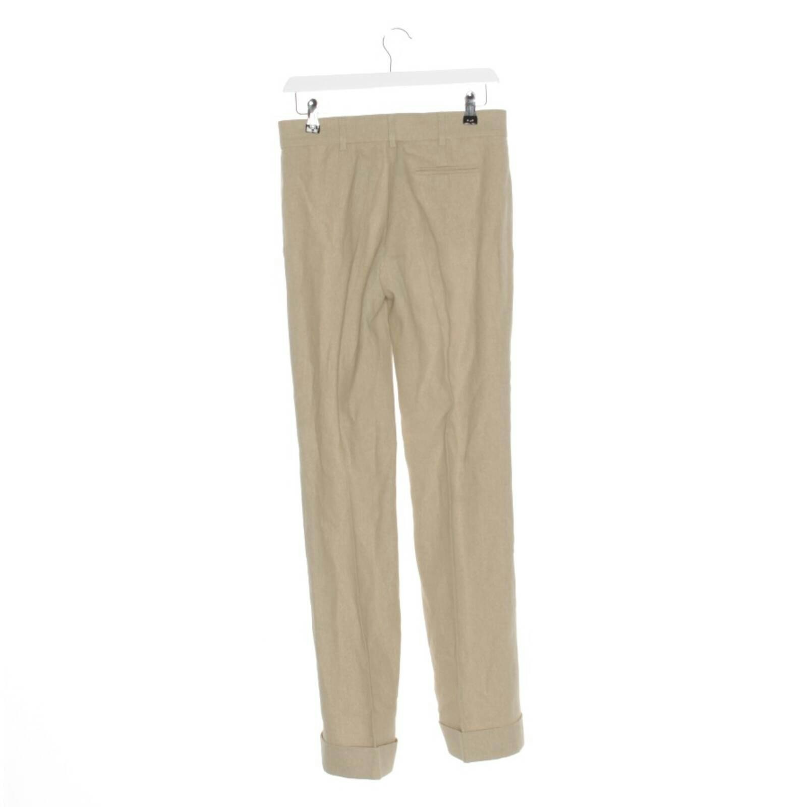 Image 2 of Pants 32 Beige in color White | Vite EnVogue