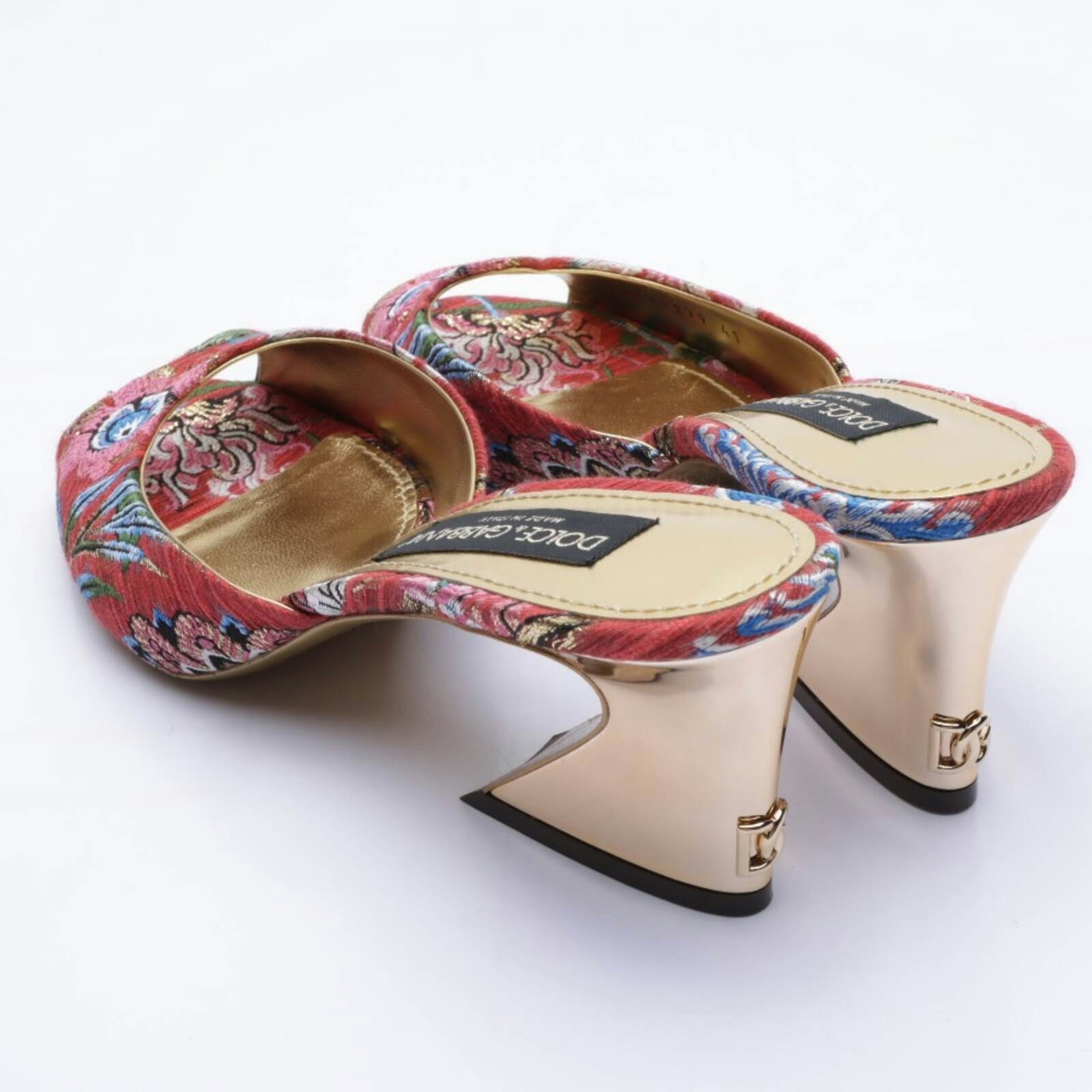 Image 2 of Heeled Sandals EUR 41 Multicolored in color Multicolored | Vite EnVogue