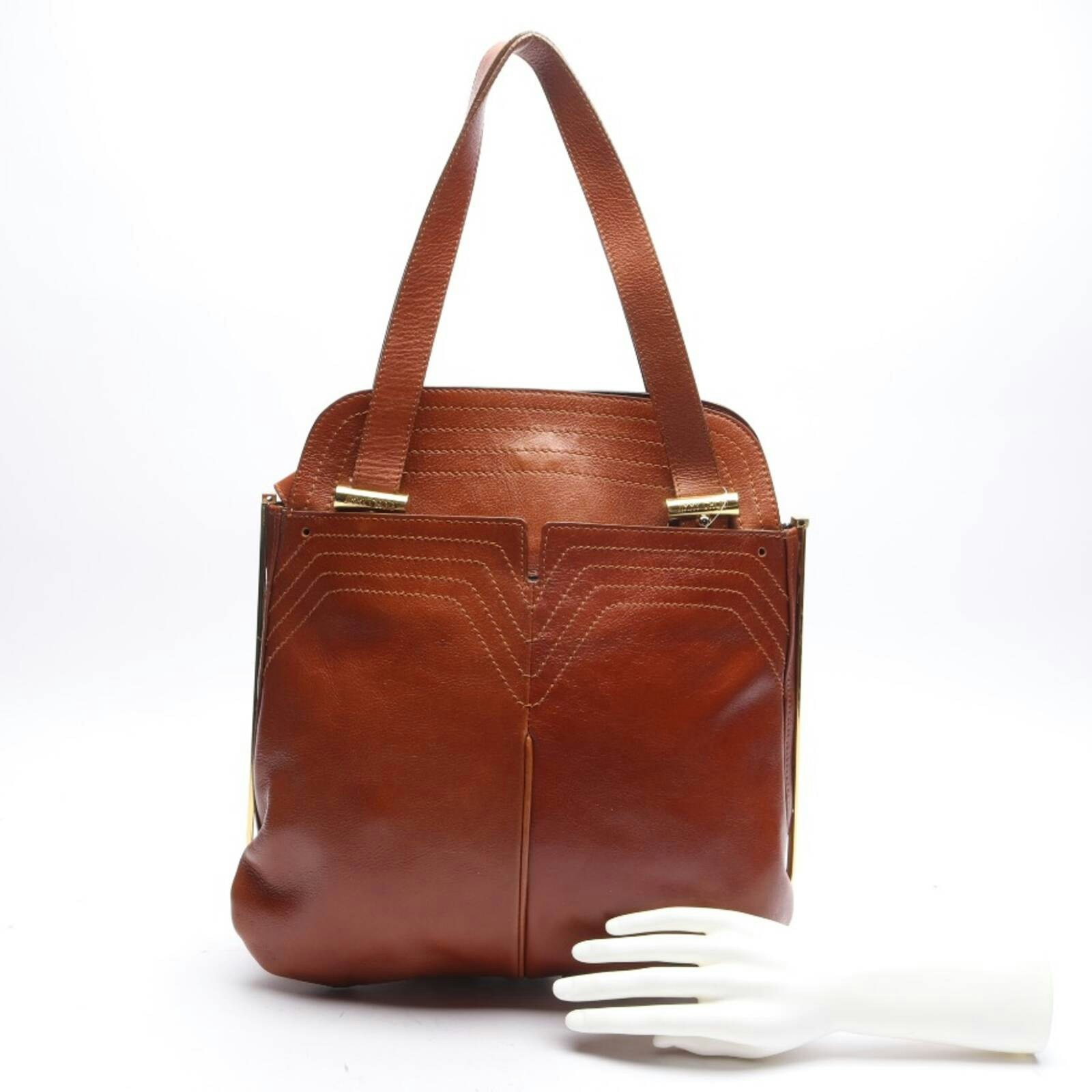 Image 2 of Handbag Light Brown in color Brown | Vite EnVogue