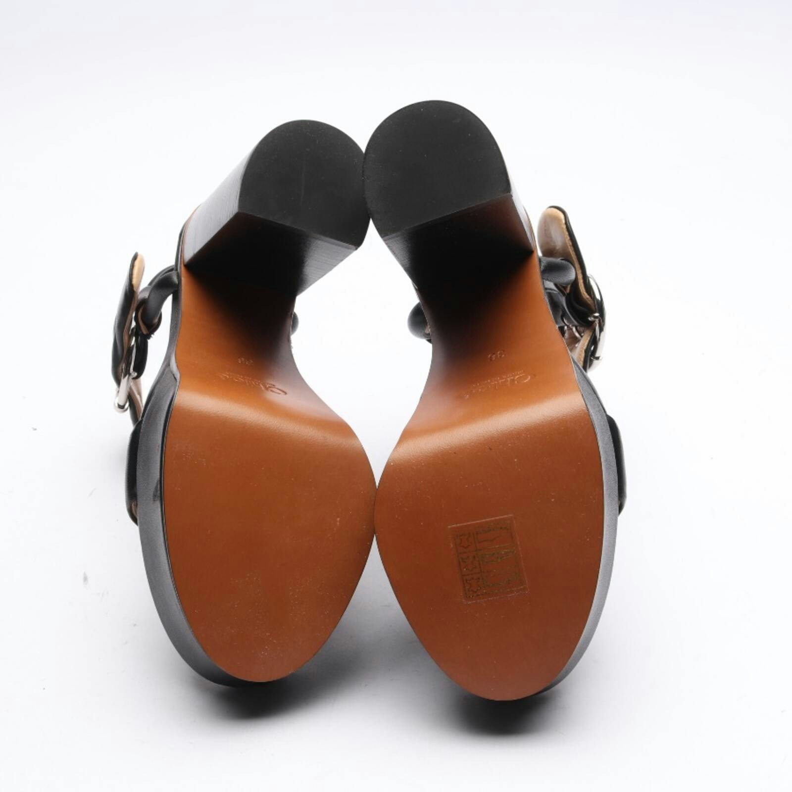 Image 3 of Heeled Sandals EUR 36 Black in color Black | Vite EnVogue