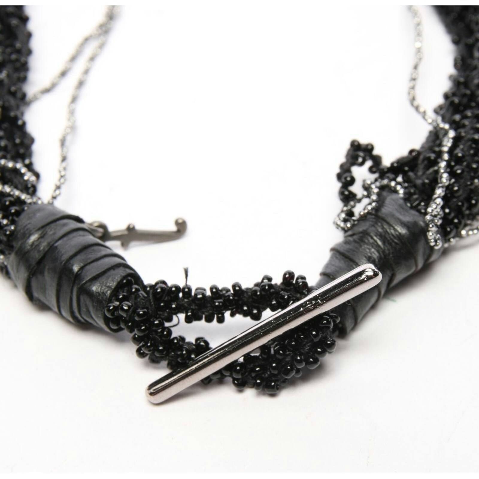 Image 2 of Necklace Black in color Black | Vite EnVogue