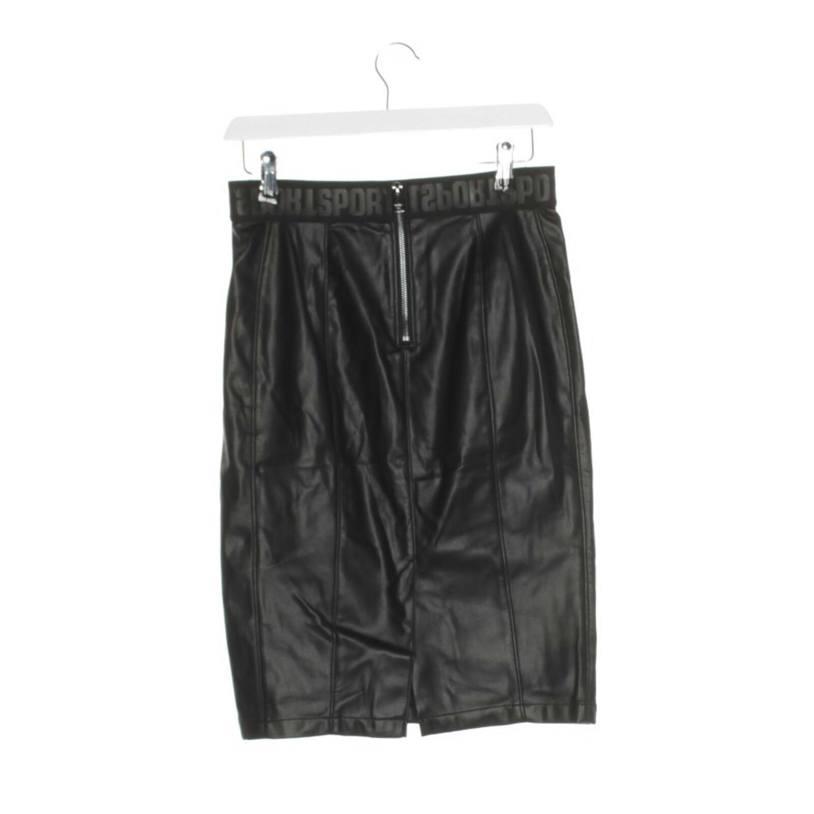 Image 2 of Skirt 34 Black in color Black | Vite EnVogue