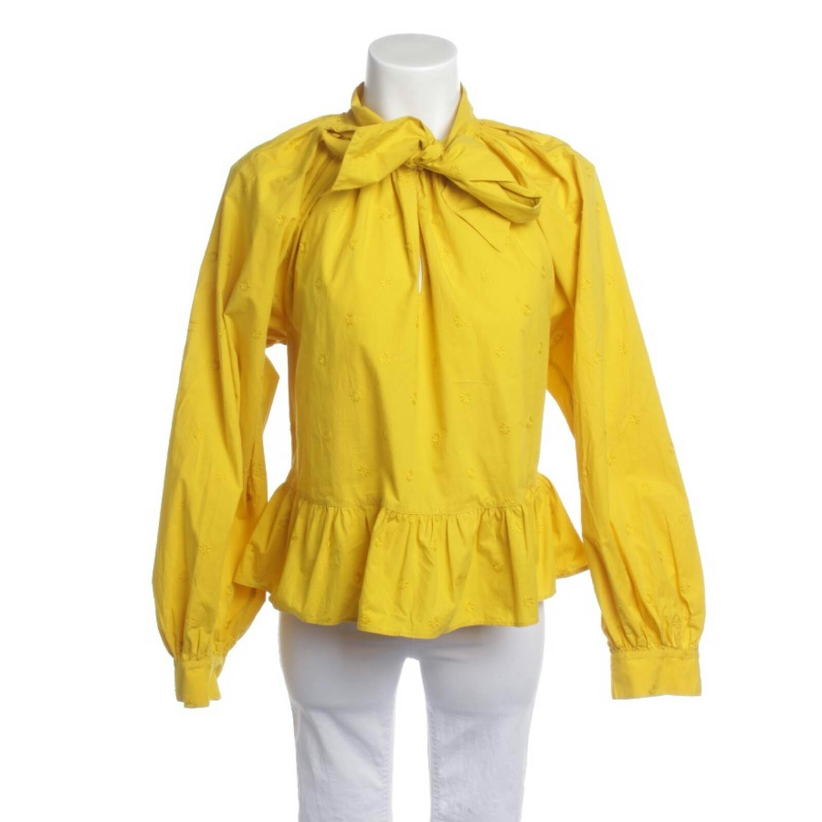 Image 1 of Blouse 40 Mustard Yellow in color Yellow | Vite EnVogue