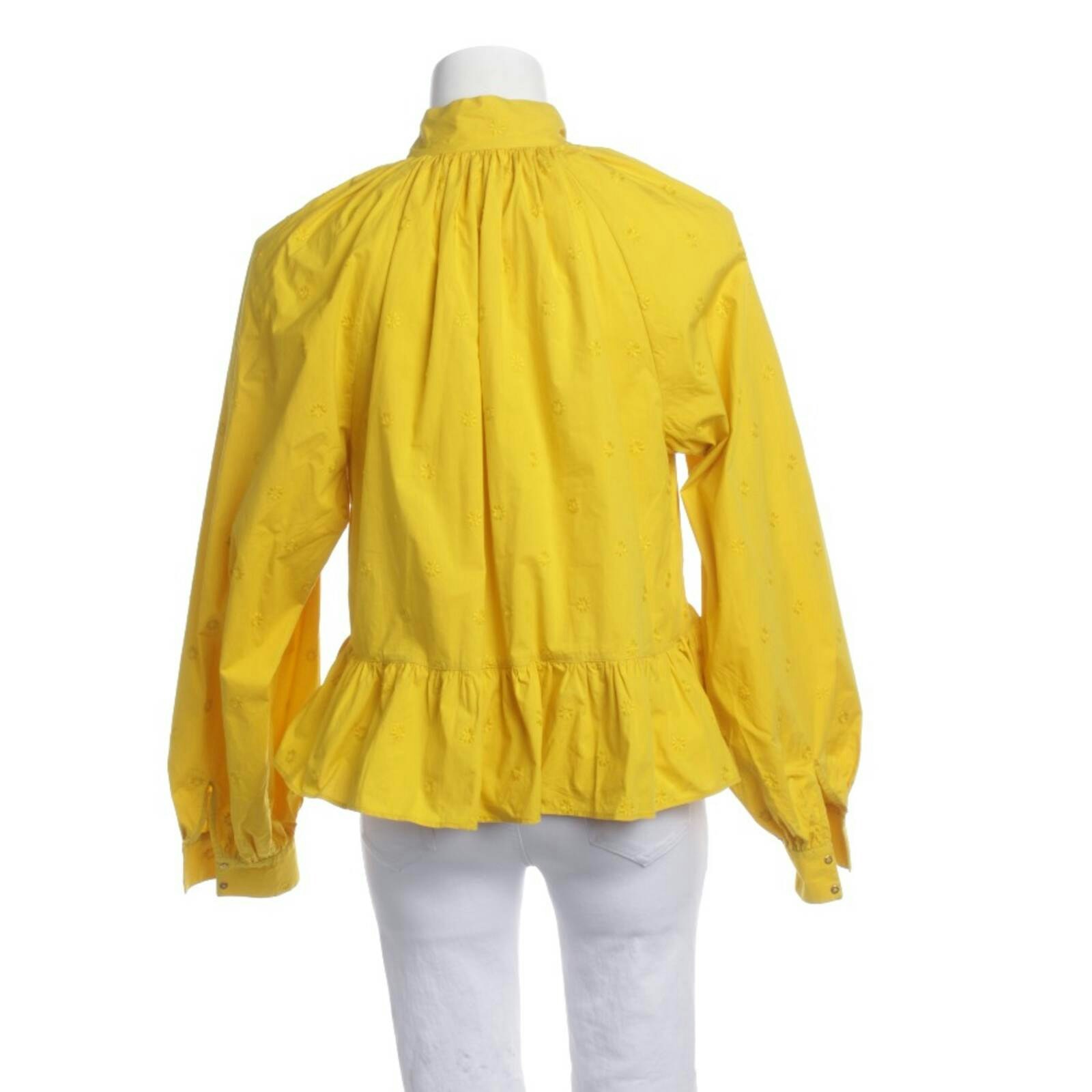 Image 2 of Blouse 40 Mustard Yellow in color Yellow | Vite EnVogue