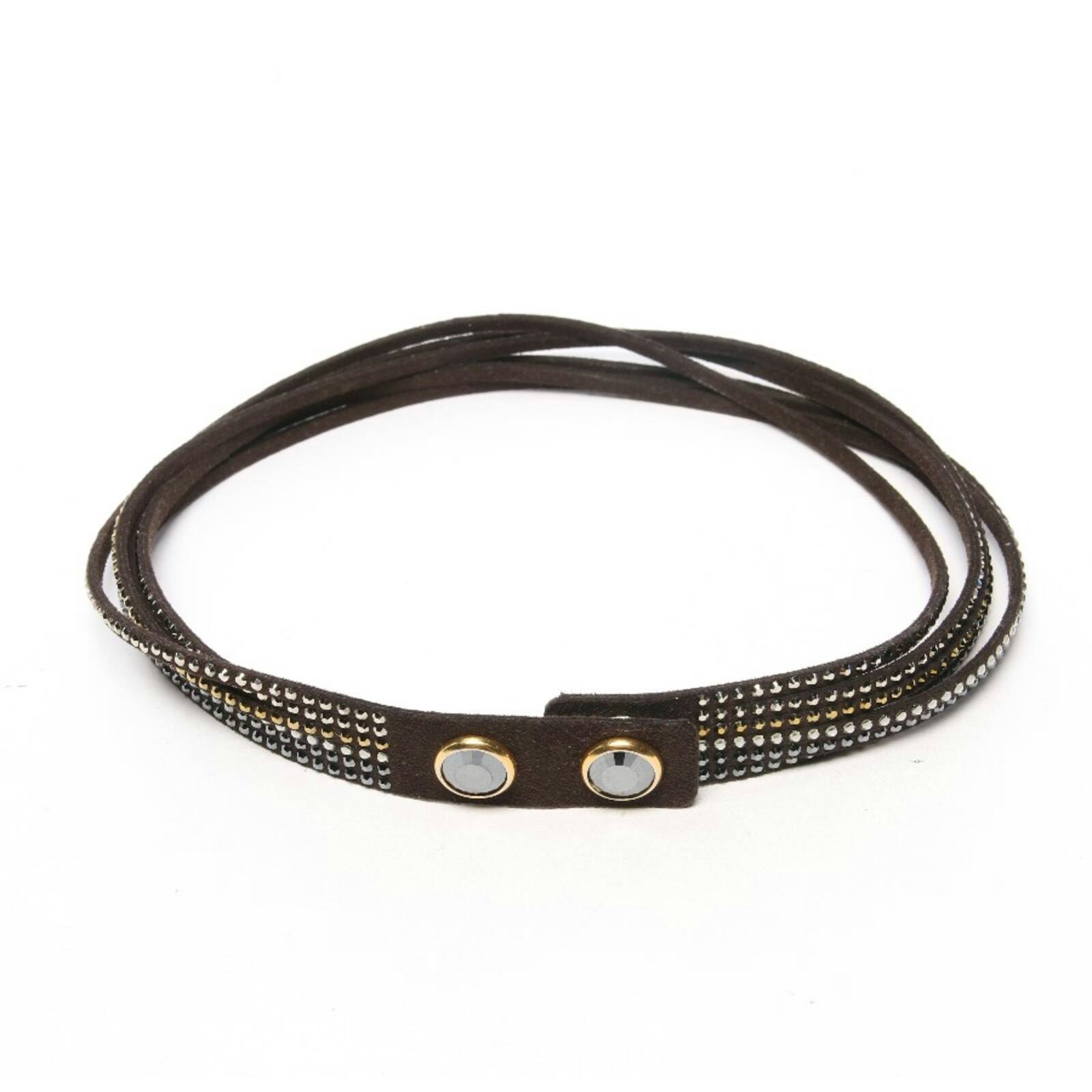 Image 1 of Bracelet Dark Brown in color Brown | Vite EnVogue