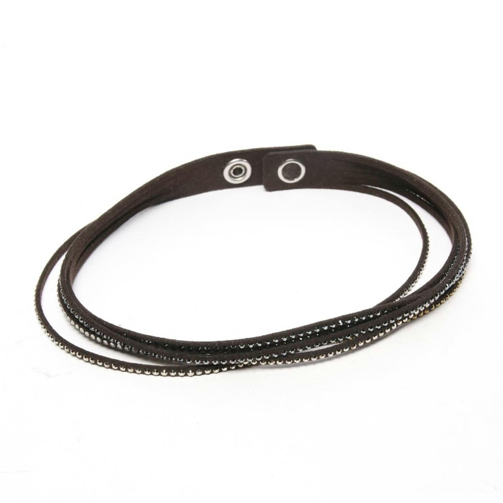 Image 2 of Bracelet Dark Brown in color Brown | Vite EnVogue