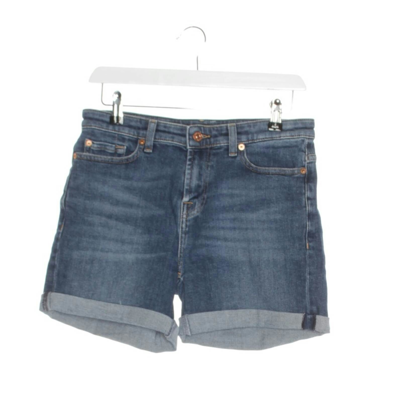 Image 1 of Shorts W26 Blue in color Blue | Vite EnVogue