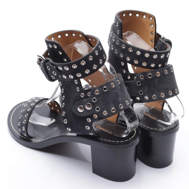 Heeled Sandals EUR 40 Gray | Vite EnVogue