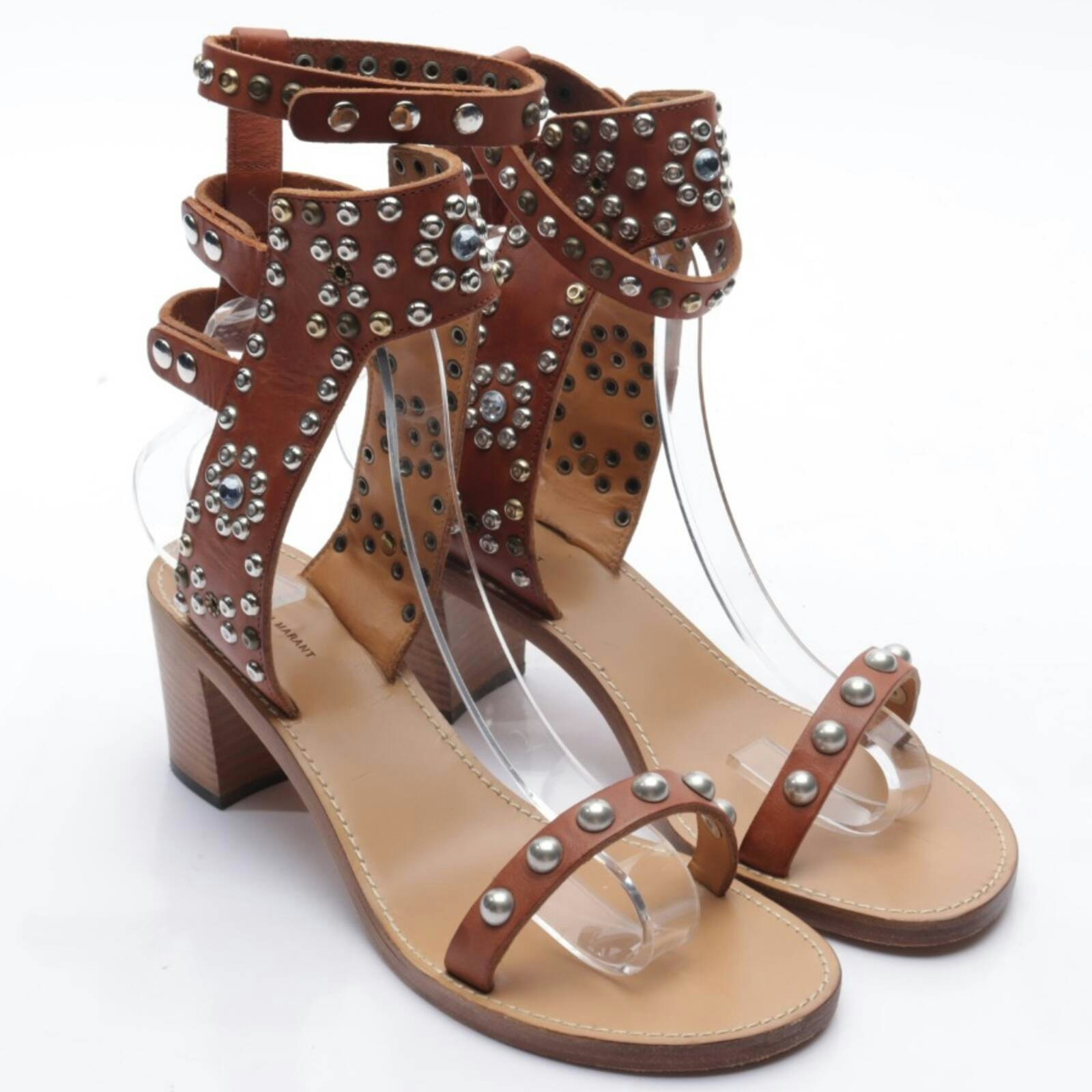 Image 1 of Heeled Sandals EUR 40 Light Brown in color Brown | Vite EnVogue