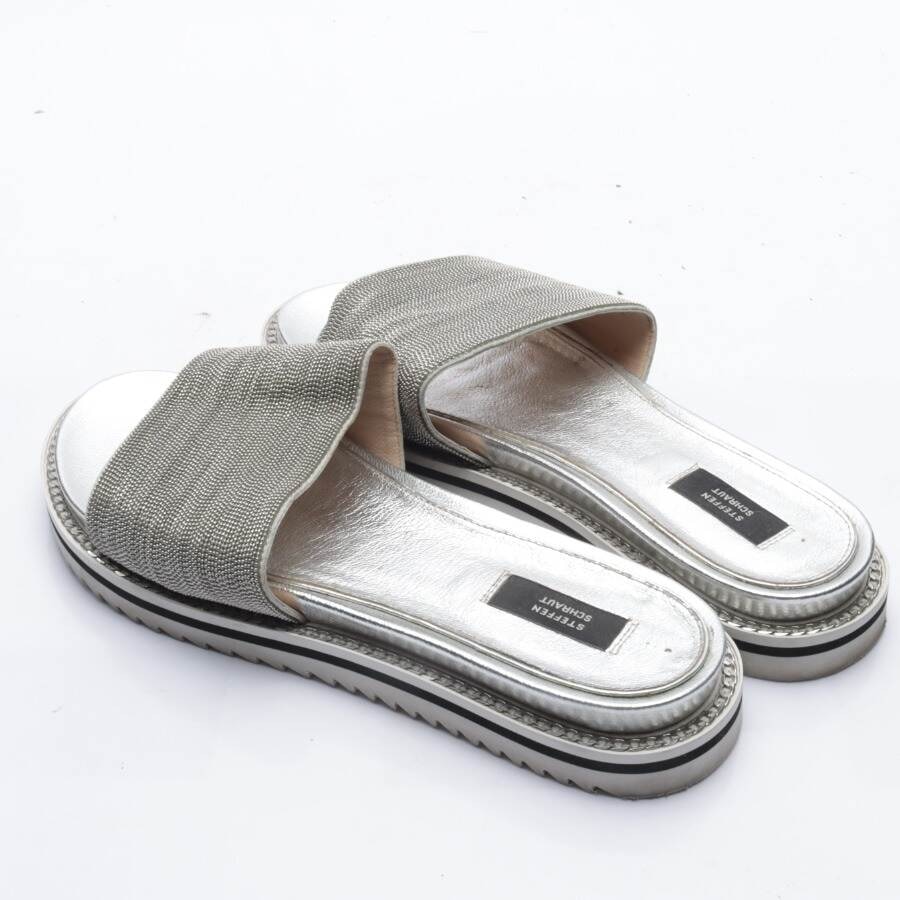 Image 2 of Sandals EUR38 Silver in color Metallic | Vite EnVogue