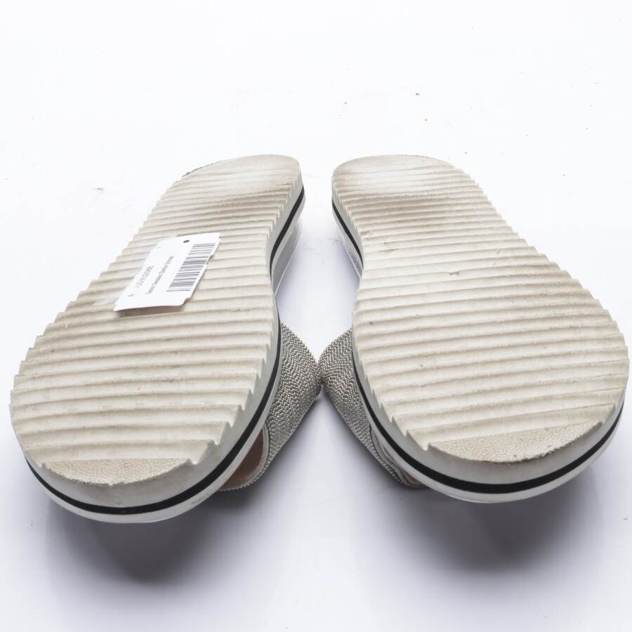 Image 3 of Sandals EUR38 Silver in color Metallic | Vite EnVogue