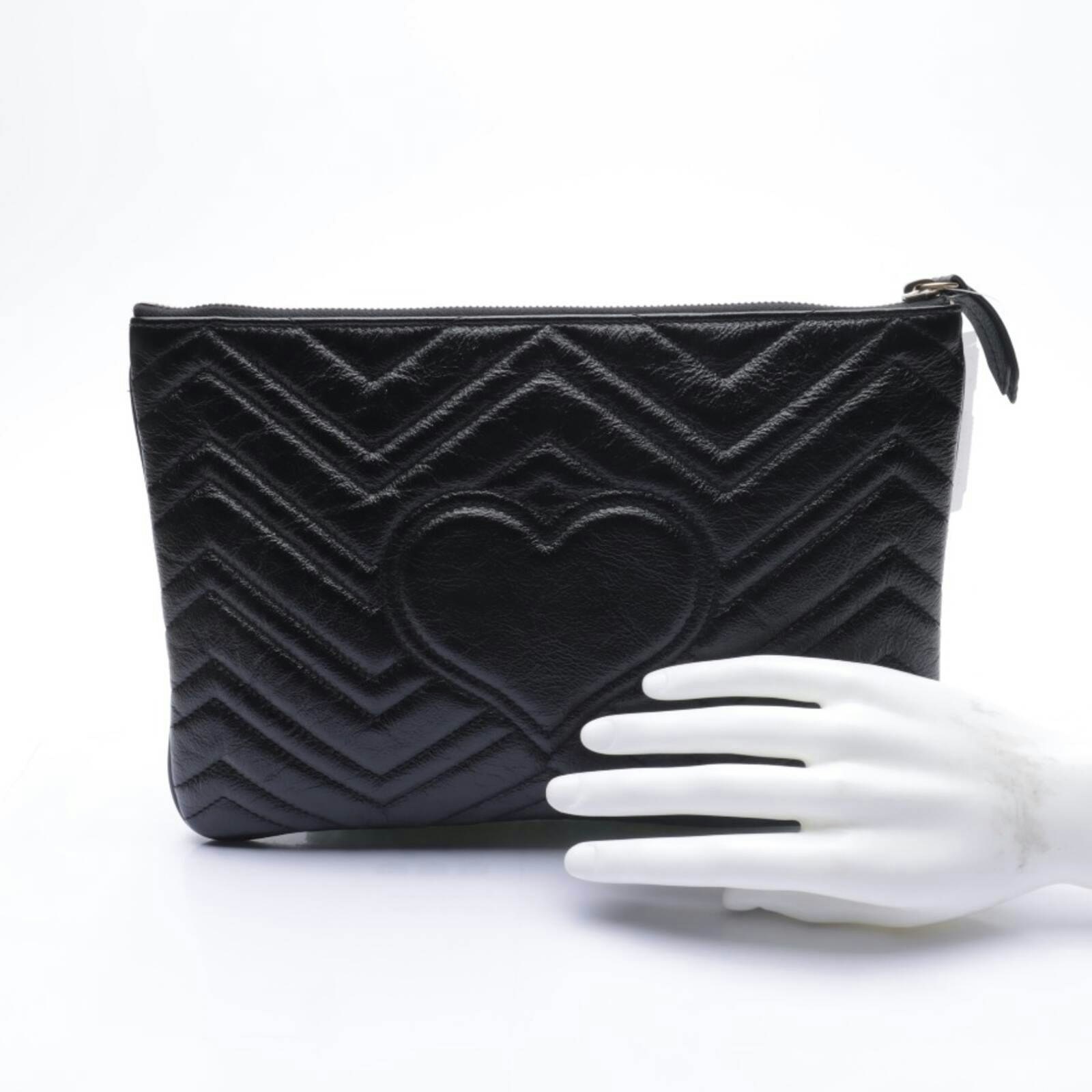 Image 2 of Marmont Clutch Bag Black in color Black | Vite EnVogue