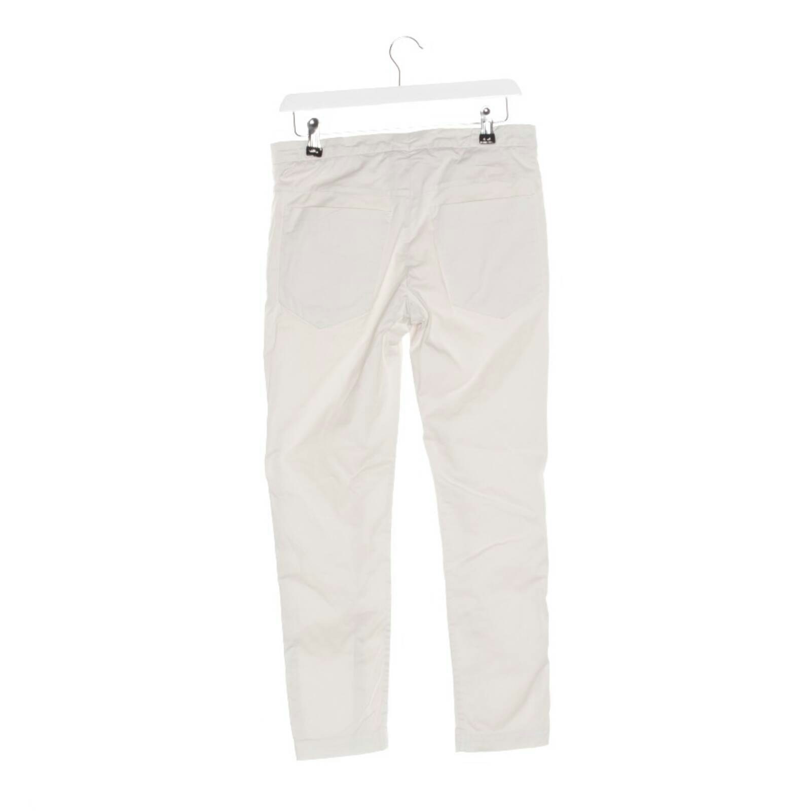 Image 2 of Pants 34 Beige in color White | Vite EnVogue