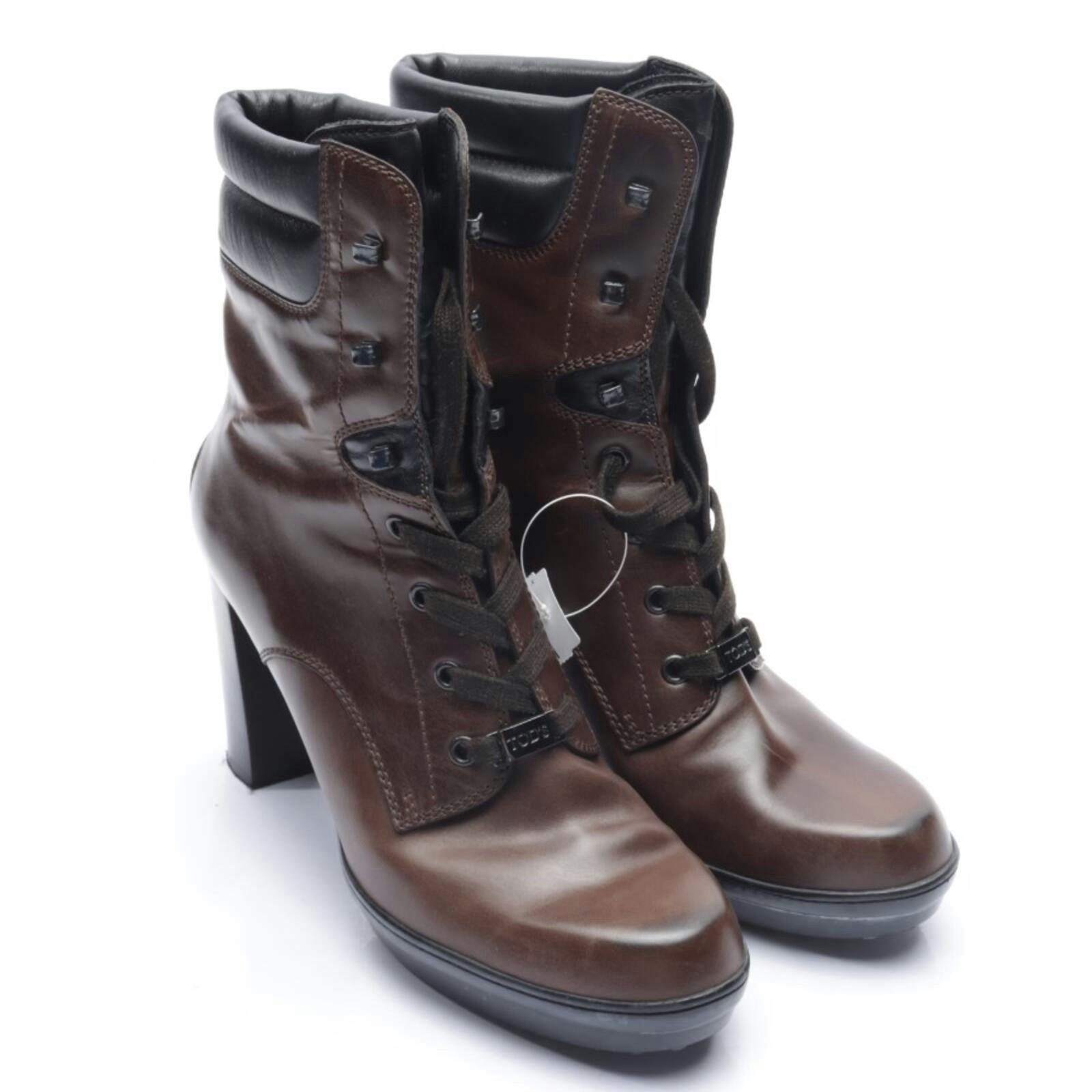 Image 1 of Ankle Boots EUR 41 Dark Brown in color Brown | Vite EnVogue