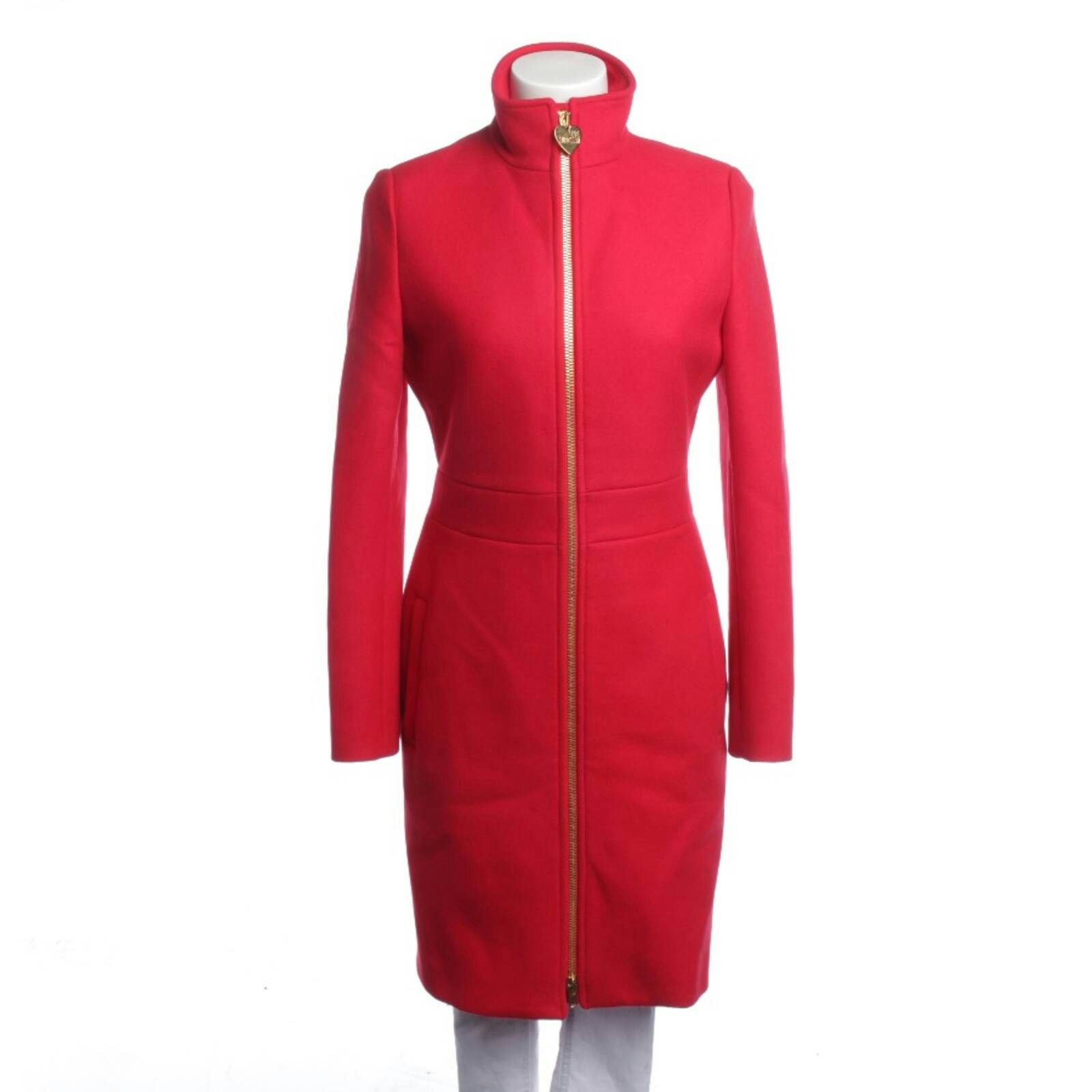 Image 1 of Mid-Season Coat 36 Red in color Red | Vite EnVogue