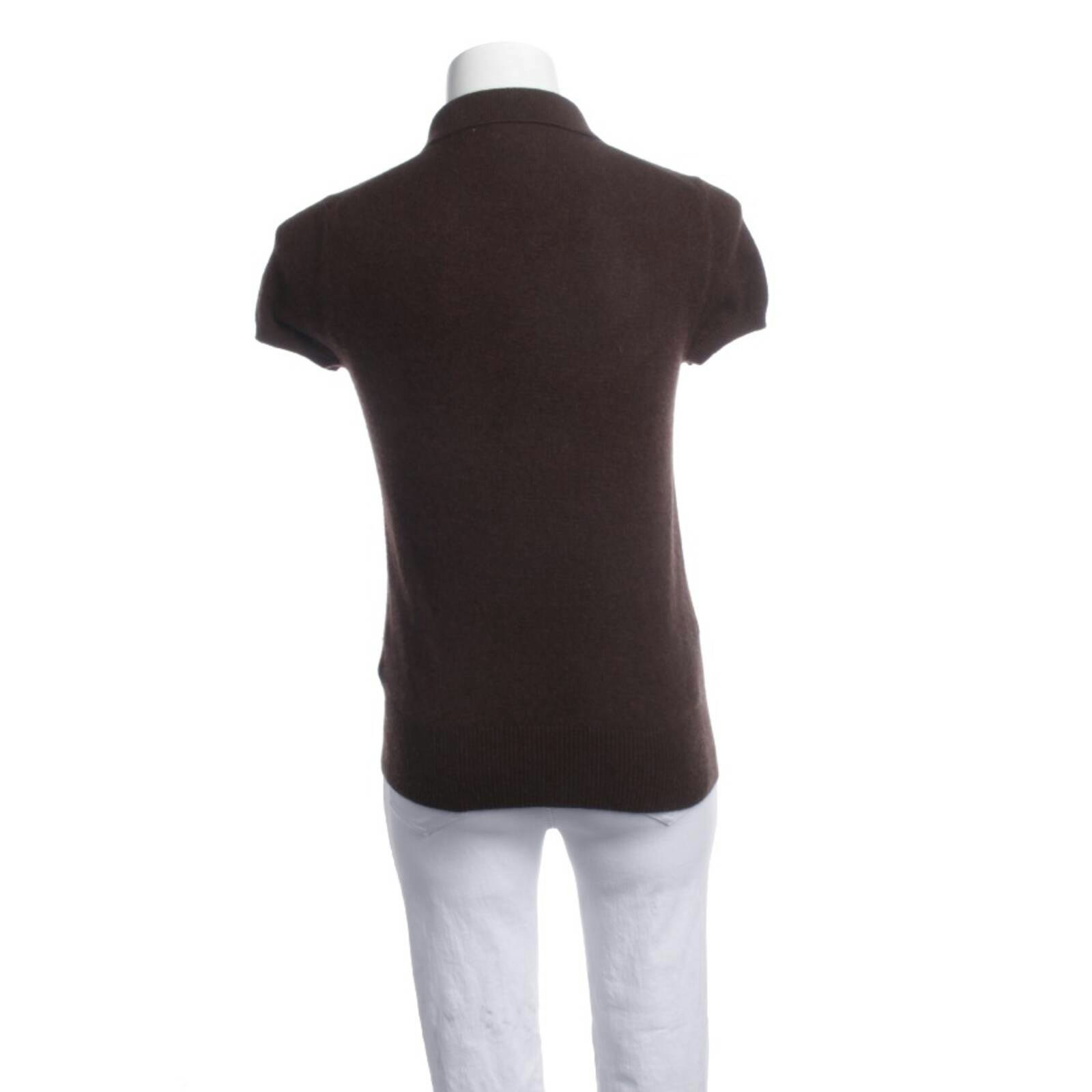 Image 2 of Polo Shirt S Brown in color Brown | Vite EnVogue