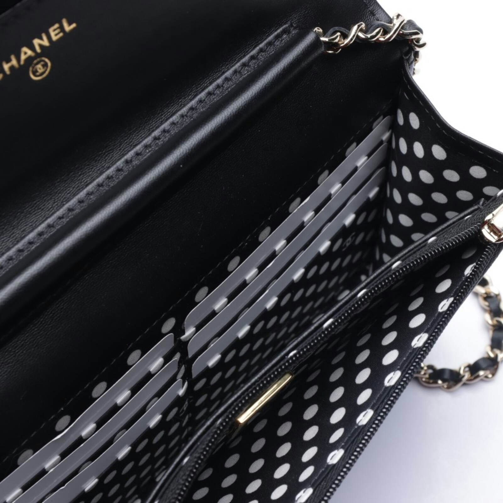 Image 3 of Classic Wallet on Chain Cross Body Bag Black in color Black | Vite EnVogue