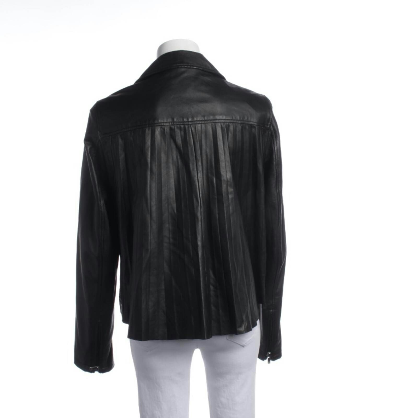 Image 2 of LeatherJacket 38 Black in color Black | Vite EnVogue