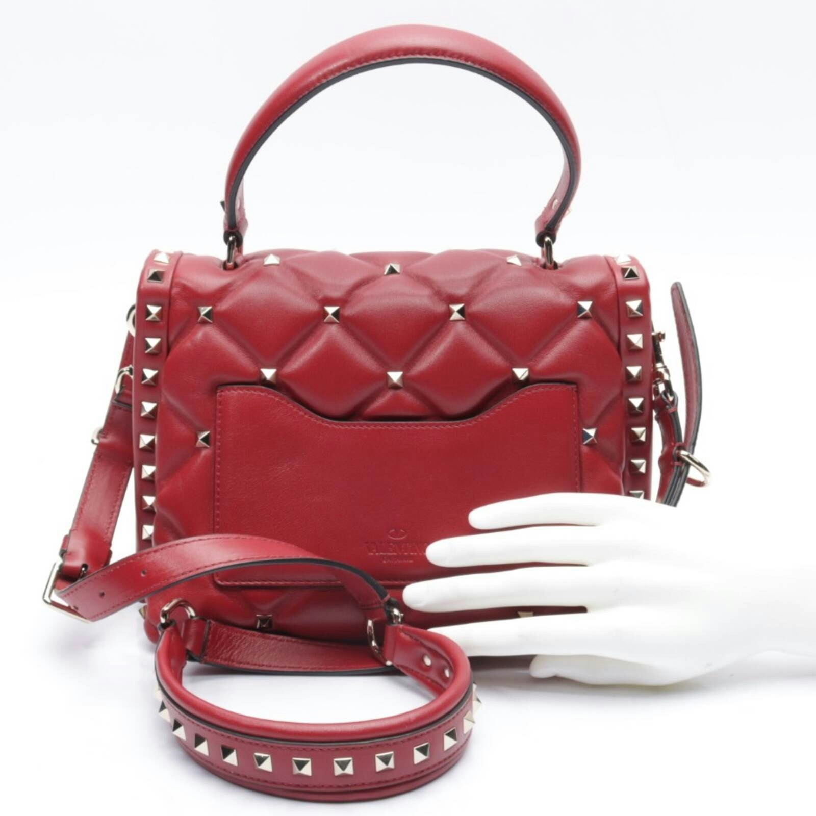 Image 2 of Candy Stud Shoulder Bag Red in color Red | Vite EnVogue