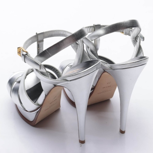 Tribute Heeled Sandals EUR38 Silver | Vite EnVogue