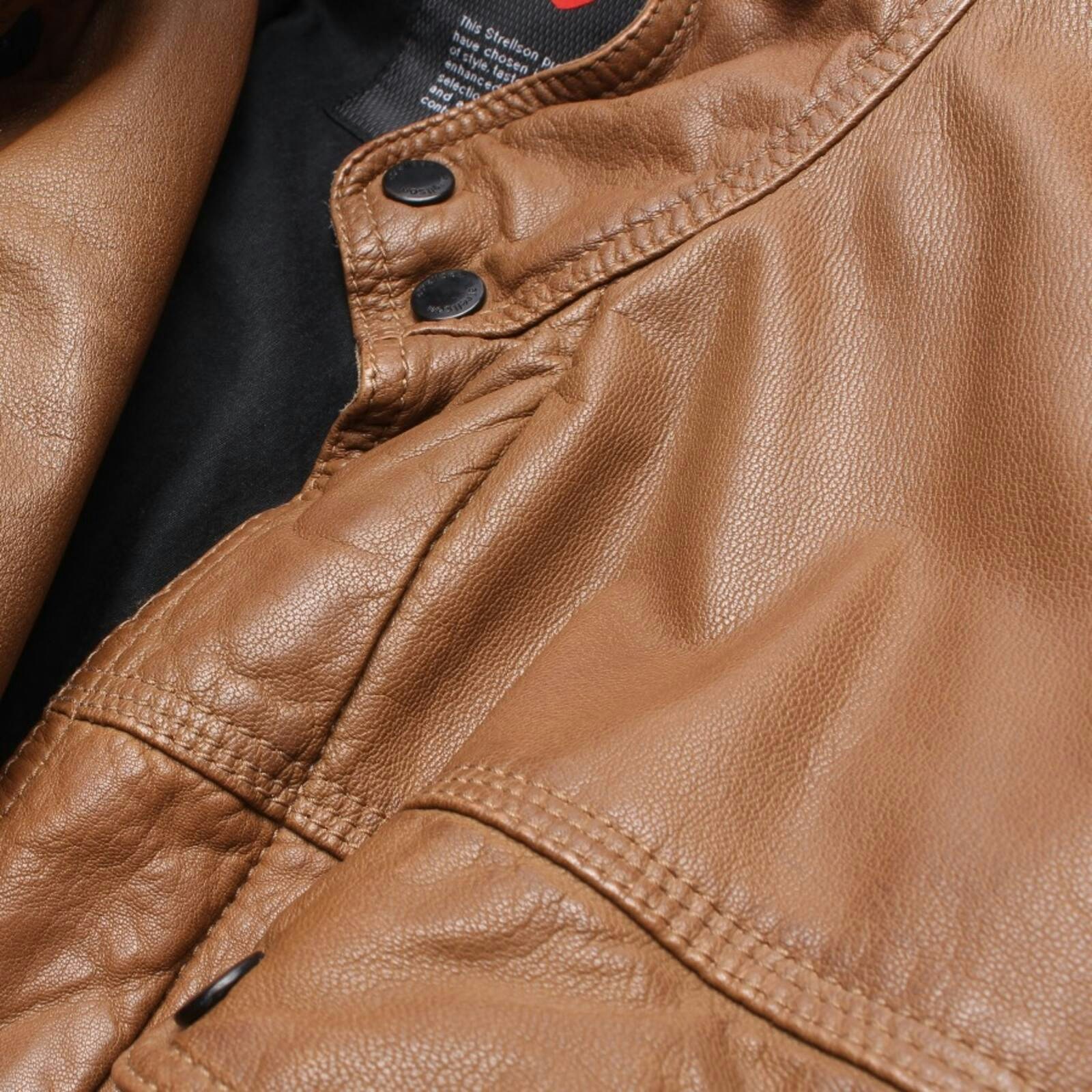 Image 3 of Leather Jacket 52 Brown in color Brown | Vite EnVogue