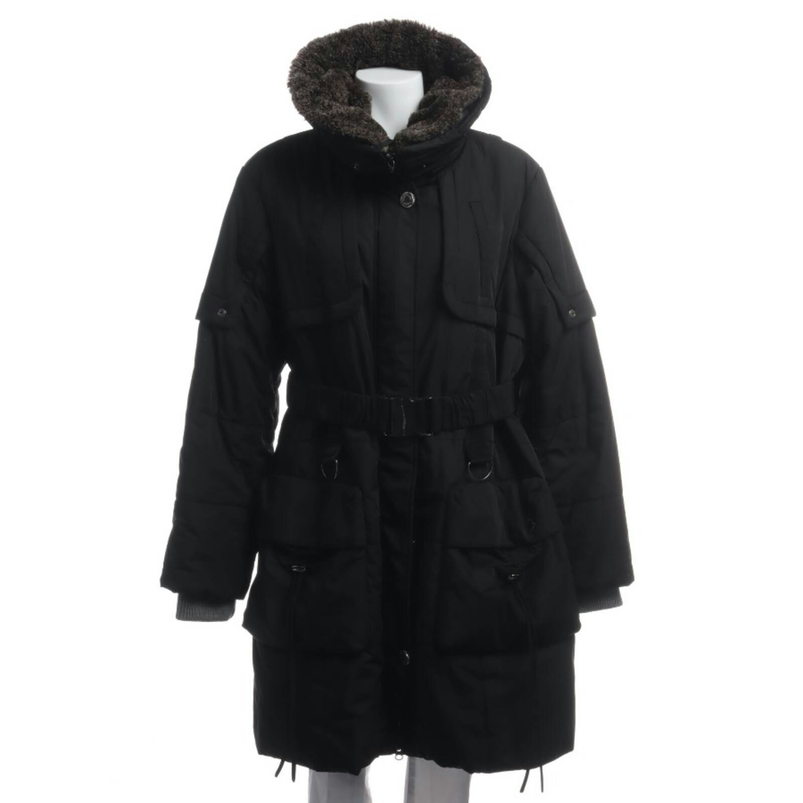 Image 1 of Winter Coat 48 Black in color Black | Vite EnVogue