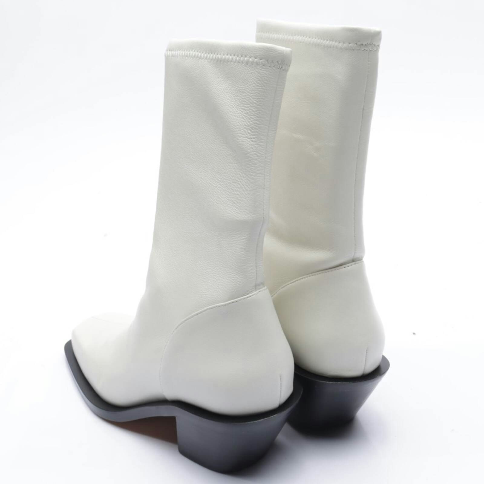 Image 2 of Ankle Boots EUR 36 White in color White | Vite EnVogue