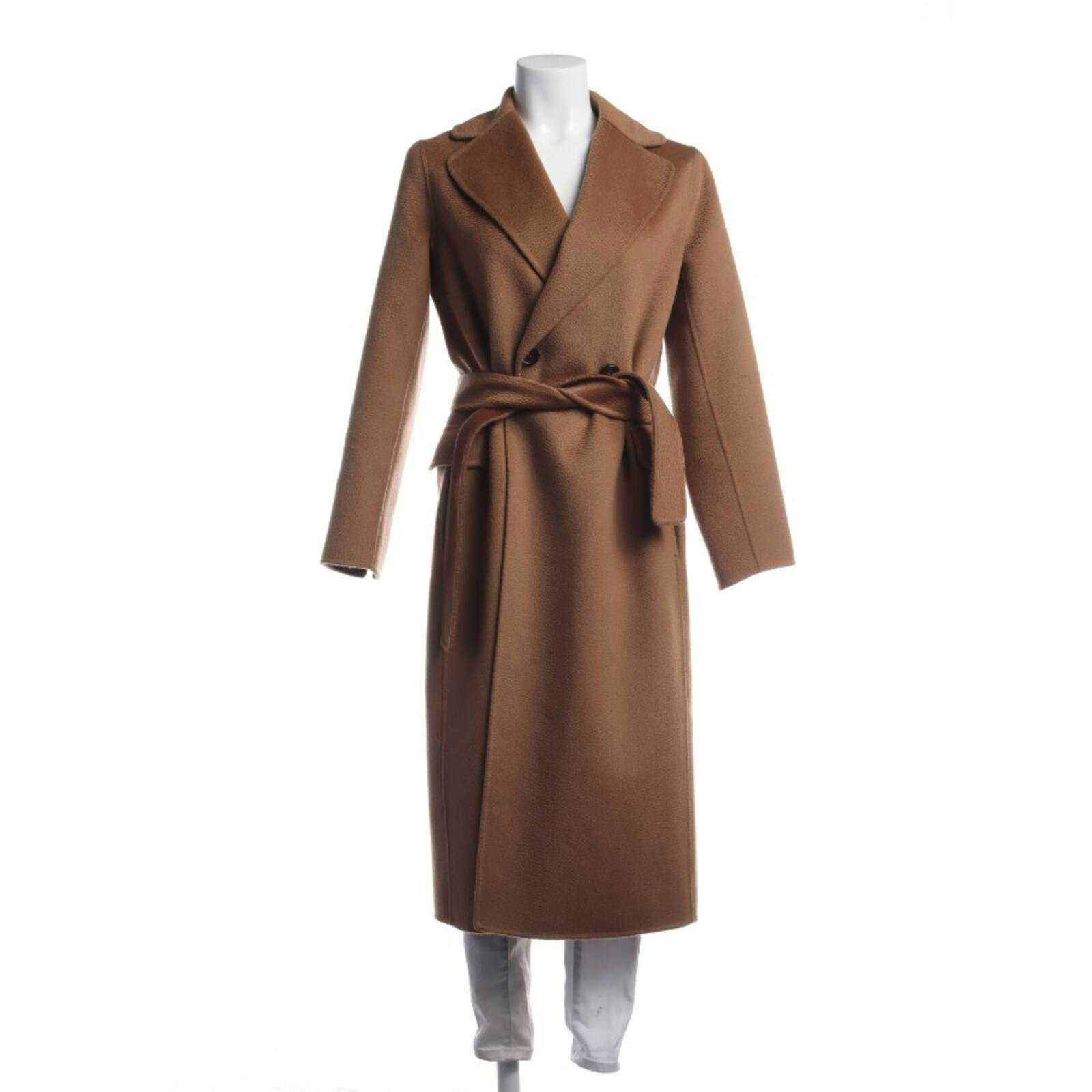 Image 1 of Mid-Season Coat 38 Light Brown in color Brown | Vite EnVogue