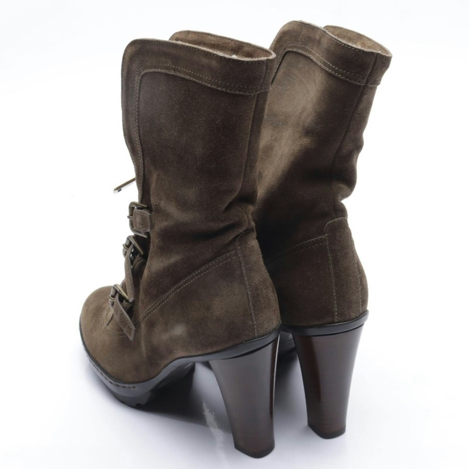 Image 2 of Ankle Boots EUR 38.5 Dark Brown in color Brown | Vite EnVogue