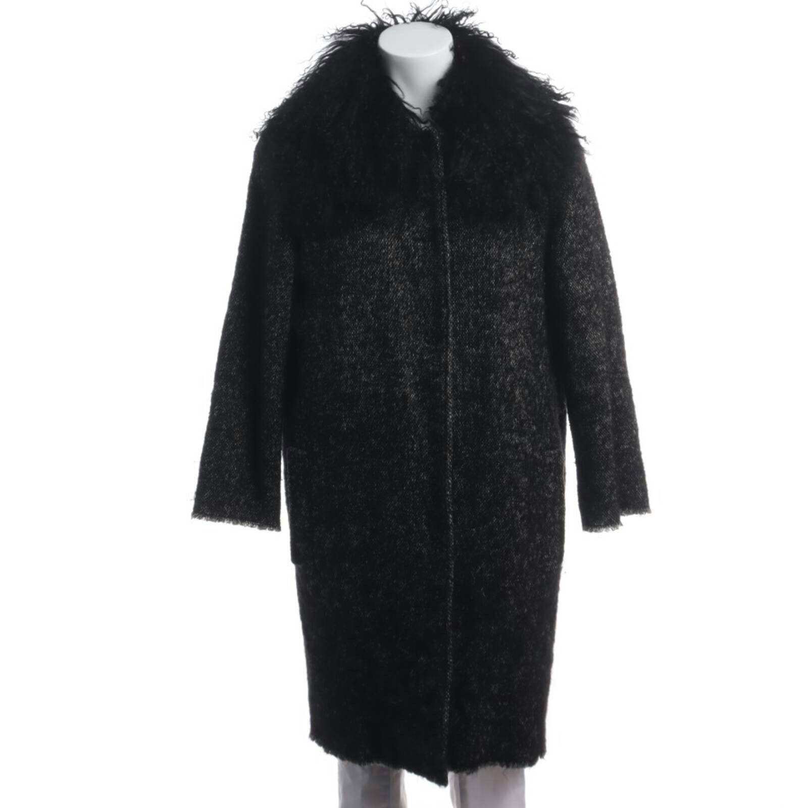 Image 1 of Mid-Season Coat 42 Black in color Black | Vite EnVogue