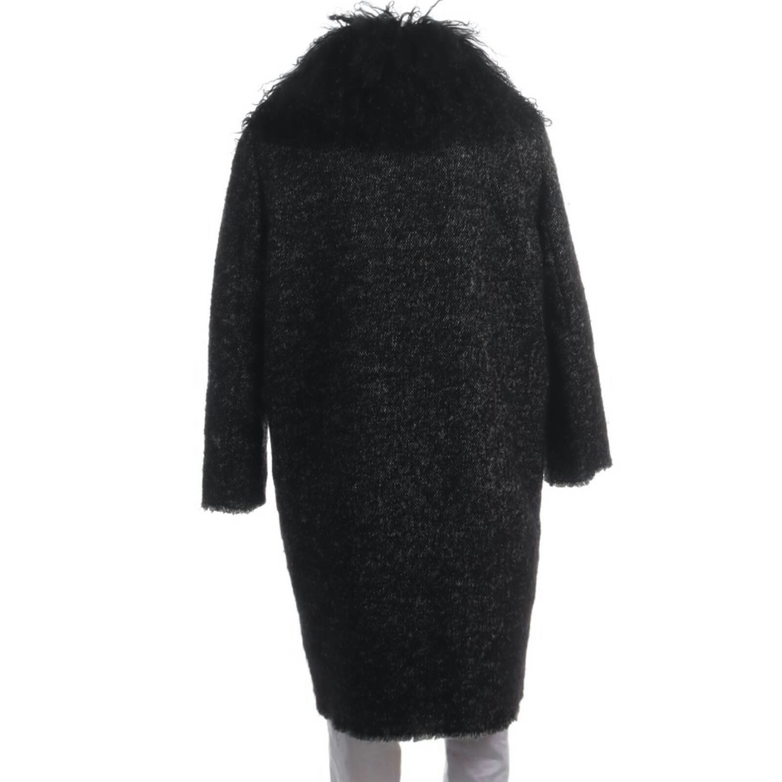 Image 2 of Mid-Season Coat 42 Black in color Black | Vite EnVogue