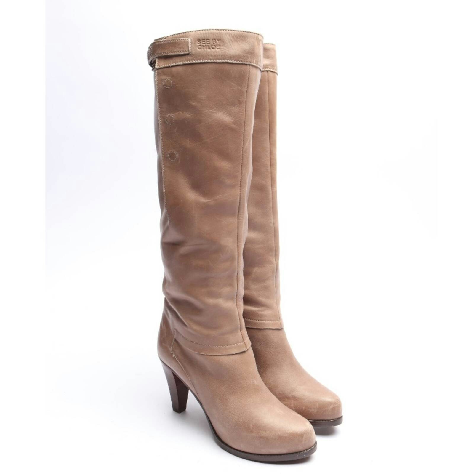 Image 1 of Boots EUR 37.5 Light Brown in color Brown | Vite EnVogue