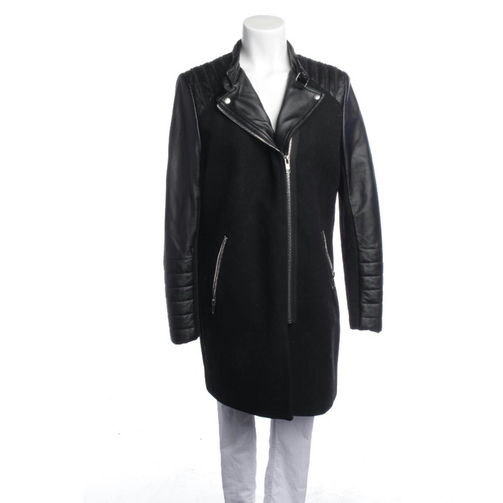 Image 1 of Mid-Season Coat L Black in color Black | Vite EnVogue