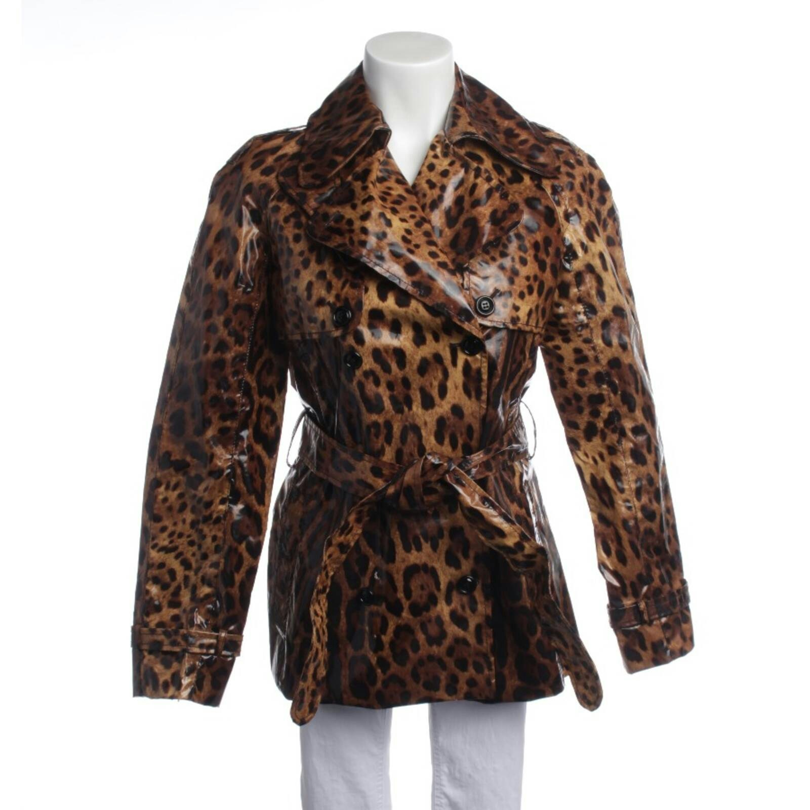 Image 1 of Mid-Season Coat 38 Brown in color Brown | Vite EnVogue