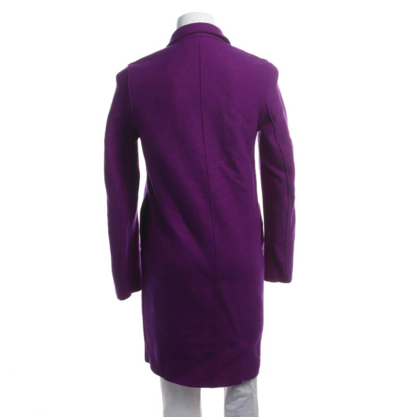 Image 2 of Mid-Season Coat 34 Purple in color Purple | Vite EnVogue