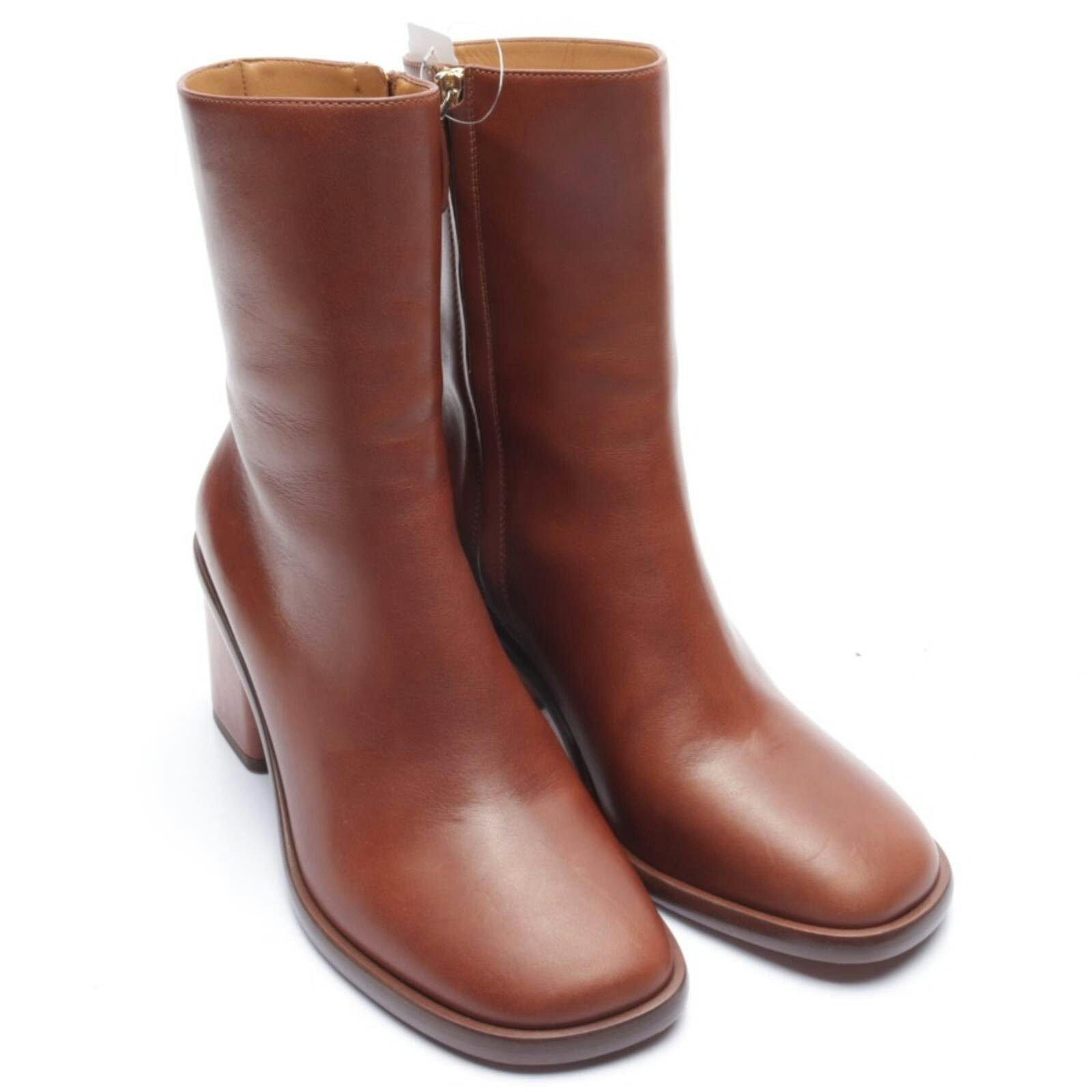 Image 1 of Ankle Boots EUR38 Brown in color Brown | Vite EnVogue