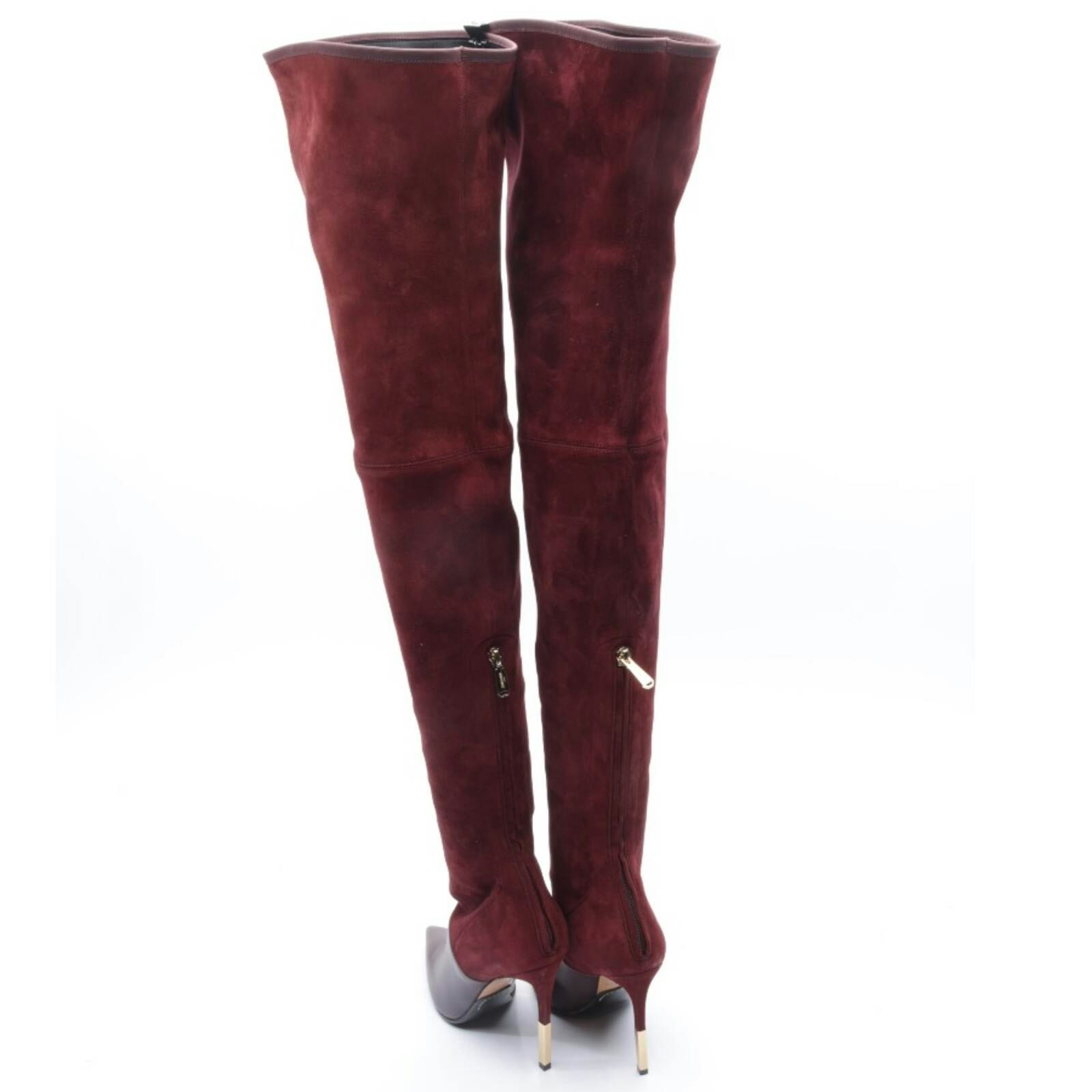 Image 2 of Over-The-Knee Boots EUR38 Bordeaux in color Red | Vite EnVogue