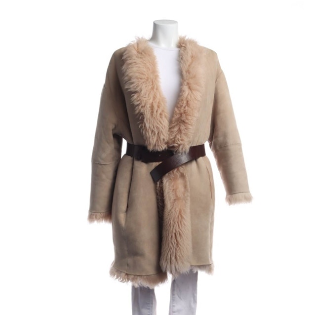 Image 1 of Leather Coat M Light Brown | Vite EnVogue