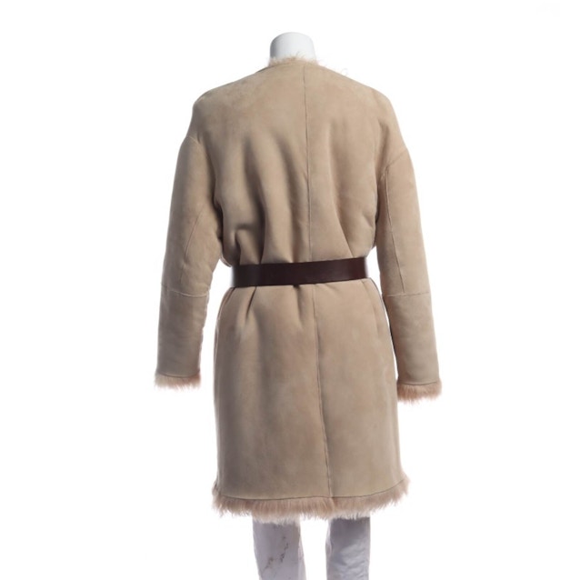 Leather Coat M Light Brown | Vite EnVogue