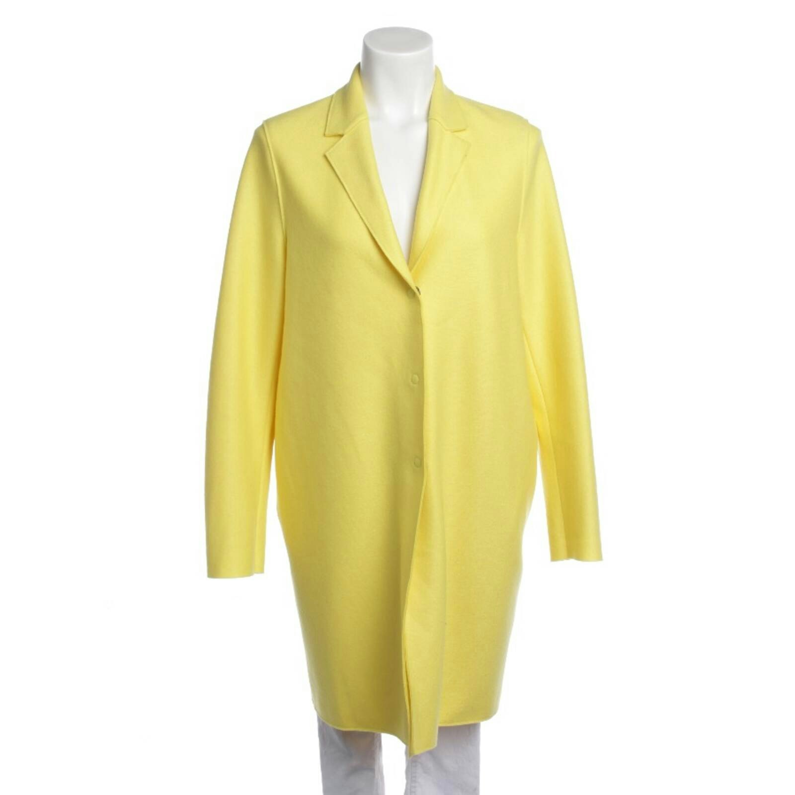 Image 1 of Mid-Season Coat 40 Yellow in color Yellow | Vite EnVogue