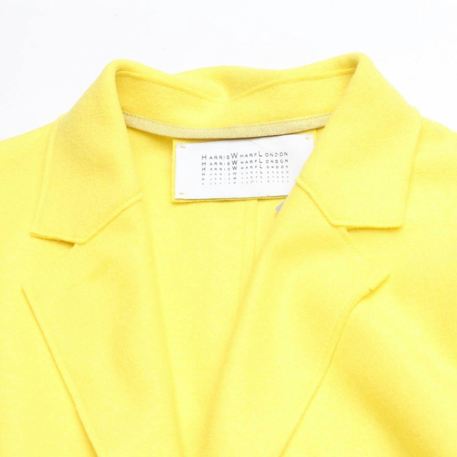 Image 3 of Mid-Season Coat 40 Yellow in color Yellow | Vite EnVogue