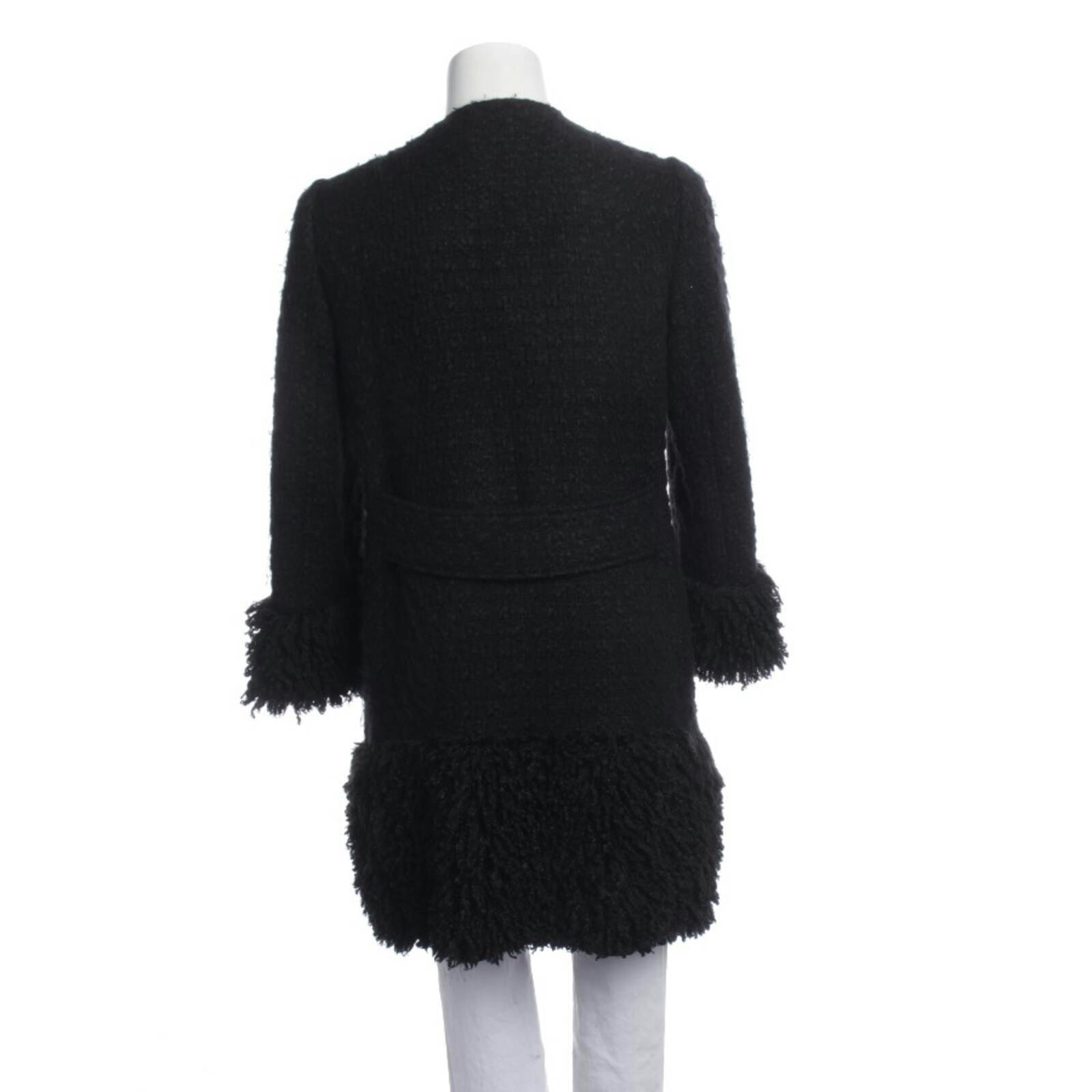 Image 2 of Mid-Season Coat 36 Black in color Black | Vite EnVogue